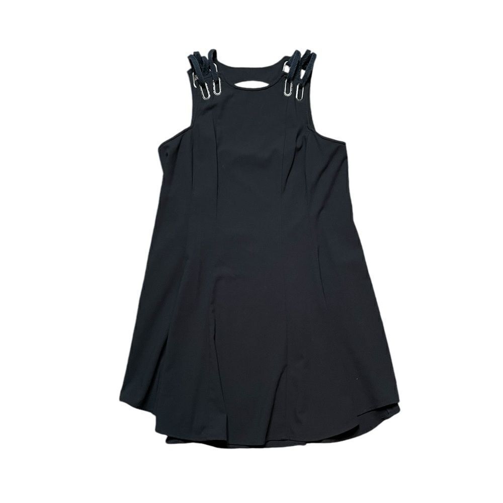 FREE PEOPLE Baby Love Sleeveless Open Back Dress Black Size Small - Picture 2 of 10